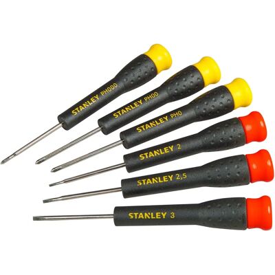 Stanley STHT0-62632 - Zestaw 6 stałych śrubokrętów Stanley STHT0-62632 - Zestaw 6 stałych śrubokrętów