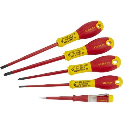 Stanley Tools FatMax VDE Set di Cacciaviti Isolati - Set di Cacciaviti Stanley Tools FatMax VDE Set di Cacciaviti Isolati - Set di Cacciaviti