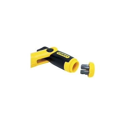 Conjunto de chaves de fenda manuais Stanley 0-63-022 com pega multiângulo Conjunto de chaves de fenda manuais Stanley 0-63-022 com pega multiângulo