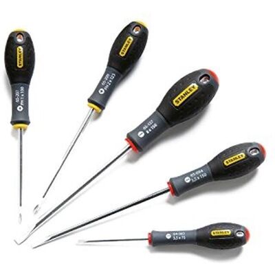 Ensemble de tournevis Stanley FatMax - 5 pièces, Chrome Vanadium, Ergonomique - Publicité Ensemble de tournevis Stanley FatMax - 5 pièces, Chrome Vanadium, Ergonomique - Publicité