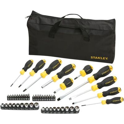 Stanley STHT0-70887 - Zestaw śrubokrętów 48 sztuk z torbą Stanley STHT0-70887 - Zestaw śrubokrętów 48 sztuk z torbą