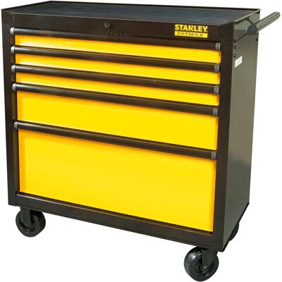 Armoire en métal Stanley FatMax - Chariot d'atelier avec 5 tiroirs - Publicité Armoire en métal Stanley FatMax - Chariot d'atelier avec 5 tiroirs - Publicité