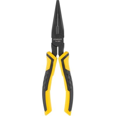 Clește lungi de nas Stanley - 200mm - Control Grip Clește lungi de nas Stanley - 200mm - Control Grip
