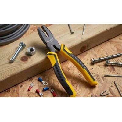 Stanley KontrollGrip Kombinationszange - Geschmiedeter Kohlenstoffstahl - 200mm Stanley KontrollGrip Kombinationszange - Geschmiedeter Kohlenstoffstahl - 200mm