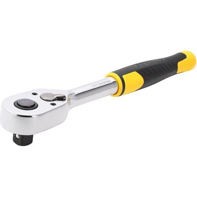 Klucz z grzechotką Stanley STMT82665-0 - 72 zęby - 5° kroki - Ergonomiczny uchwyt Klucz z grzechotką Stanley STMT82665-0 - 72 zęby - 5° kroki - Ergonomiczny uchwyt