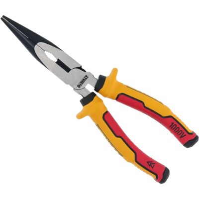 Dewalt Izolowane długie nosowe szczypce 200mm - Szczypce Dewalt Izolowane długie nosowe szczypce 200mm - Szczypce