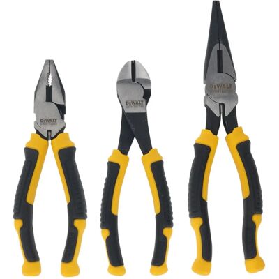 Dewalt Dwht82813-0 Handwerkzeuge - Zangensatz, 3 Stück Dewalt Dwht82813-0 Handwerkzeuge - Zangensatz, 3 Stück