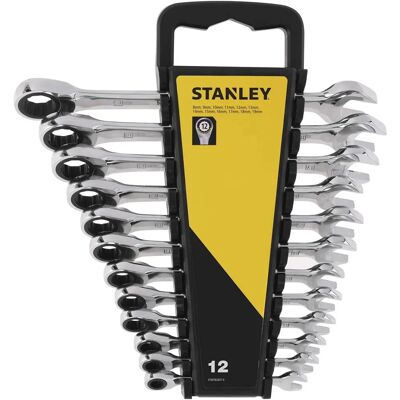 Stanley Modello STMT82847-0 Set di 12 Chiavi a Cricchetto Stanley Modello STMT82847-0 Set di 12 Chiavi a Cricchetto