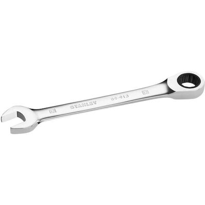 Stanley Ratschen-Schlüssel - 13mm Edelstahl - Vielseitiges Werkzeug Stanley Ratschen-Schlüssel - 13mm Edelstahl - Vielseitiges Werkzeug