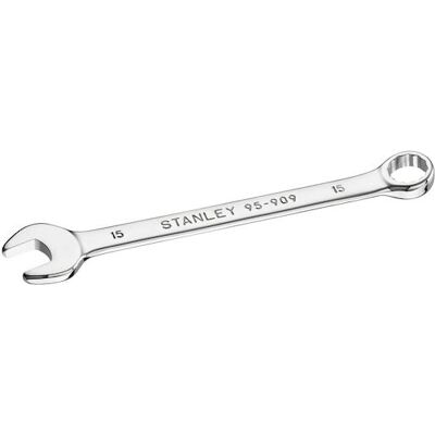 Clé Angles Stanley STMT95909-0 - Fourche à 15° & Œil de 12 Pts - Poignée Ergonomique - Publicité Clé Angles Stanley STMT95909-0 - Fourche à 15° & Œil de 12 Pts - Poignée Ergonomique - Publicité