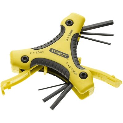 Stanley 0-95-935 Hexagon Key Triangle Set of 9 - Multi-bit screwdriver Stanley 0-95-935 Hexagon Key Triangle Set of 9 - Multi-bit screwdriver