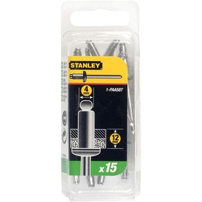 Rivets en aluminium longs 4mm - Stanley 1-PAA58 - Publicité Rivets en aluminium longs 4mm - Stanley 1-PAA58 - Publicité