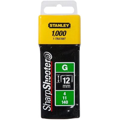 Stanley TRA7 Heavy-Duty Klammern - 10mm - Packung 1000 - Klammern Stanley TRA7 Heavy-Duty Klammern - 10mm - Packung 1000 - Klammern