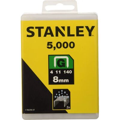 Stanley 1-TRA705-5T - Robuste G-Heftklammern - 8mm - 5000 Stk Stanley 1-TRA705-5T - Robuste G-Heftklammern - 8mm - 5000 Stk