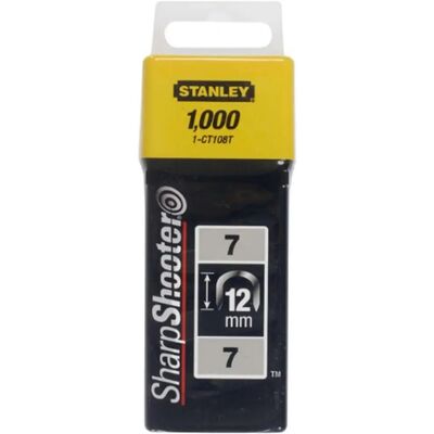 Graffe Stanley Tipo 7 12mm - Graffe per cavi Graffe Stanley Tipo 7 12mm - Graffe per cavi