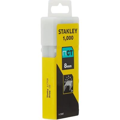Grampos Stanley CT305T - Tamanho 8mm Grampos Stanley CT305T - Tamanho 8mm