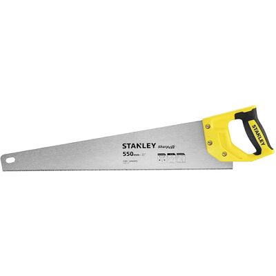 Stanley SharpCut Handsäge - 550mm, 11 Zähnen, Robust Stanley SharpCut Handsäge - 550mm, 11 Zähnen, Robust