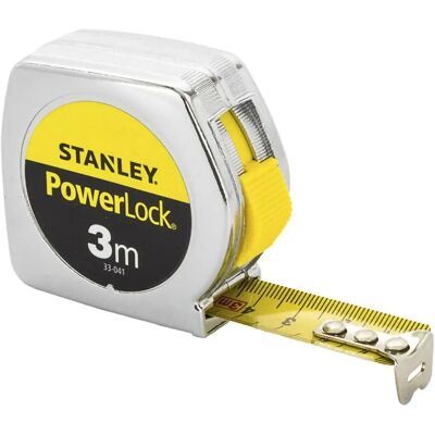Stanley Powerlock Meetlint - 5m, Zilver Stanley Powerlock Meetlint - 5m, Zilver