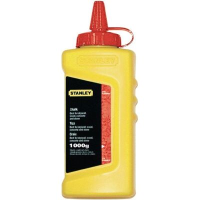 Stanley 1-47-919 Kreide Nachfüllung - Rot - 1,1kg - Kreide Nachfüllung Stanley 1-47-919 Kreide Nachfüllung - Rot - 1,1kg - Kreide Nachfüllung