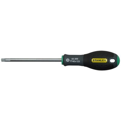 Tournevis Stanley Torx T20 - Acier, Poignée Ergonomique - Publicité Tournevis Stanley Torx T20 - Acier, Poignée Ergonomique - Publicité