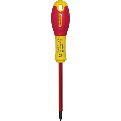 Stanley Fat Max Schraubenzieher - Isoliert Phillips - 100mm - Rot und Gelb Stanley Fat Max Schraubenzieher - Isoliert Phillips - 100mm - Rot und Gelb