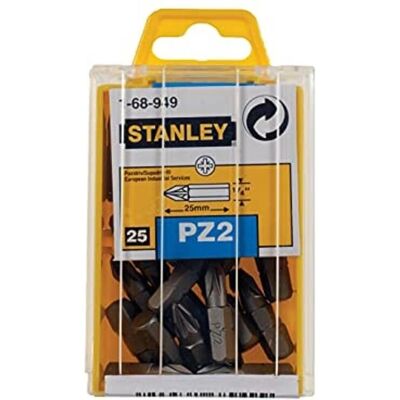 Stanley Strumenti Punta Pozidriv 2p 25mm - Punte per cacciaviti Stanley Strumenti Punta Pozidriv 2p 25mm - Punte per cacciaviti