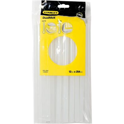 Stanley Heißklebesticks - Transparent, 12mm x 254mm, 42 Stück Stanley Heißklebesticks - Transparent, 12mm x 254mm, 42 Stück