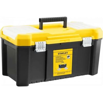 Boîte à outils Stanley 19'' avec organisateurs amovibles - Noir/Jaune - Boîte à outils - Publicité Boîte à outils Stanley 19'' avec organisateurs amovibles - Noir/Jaune - Boîte à outils - Publicité