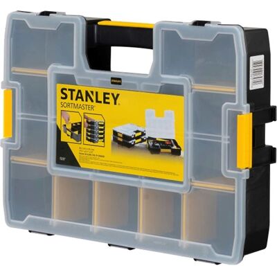 Stanley Sortmaster 2en1 Boîte de Rangement - Organisateur - Publicité Stanley Sortmaster 2en1 Boîte de Rangement - Organisateur - Publicité