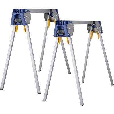 Irwin Twin Pack All Metal Saw Horses - Saw Horses Irwin Twin Pack All Metal Saw Horses - Saw Horses