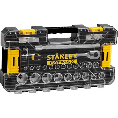 Stanley FatMax 26-teiliges Steckschlüssel-Set - Robuster Koffer Stanley FatMax 26-teiliges Steckschlüssel-Set - Robuster Koffer