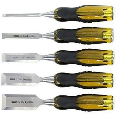 Zestaw dłut stolarskich Stanley Fatmax 2-16-269 - Ergonomiczny, Wytrzymały Uchwyt Zestaw dłut stolarskich Stanley Fatmax 2-16-269 - Ergonomiczny, Wytrzymały Uchwyt