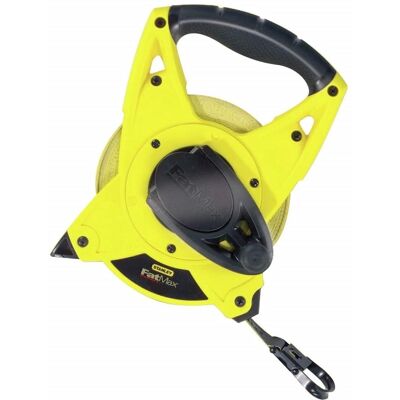 Stanley Fiberglas Długi Taśma Pomiarowa - 30/60m, 19mm, Wytrzymała i Precyzyjna Stanley Fiberglas Długi Taśma Pomiarowa - 30/60m, 19mm, Wytrzymała i Precyzyjna