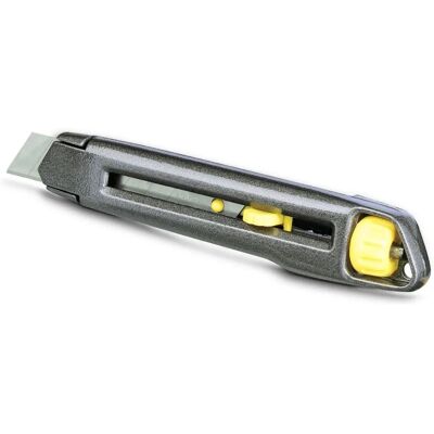 Stanley Interlock Cutter Messer - 18mm Klinge - Robustes Metallgehäuse - Präzises Schneiden Stanley Interlock Cutter Messer - 18mm Klinge - Robustes Metallgehäuse - Präzises Schneiden