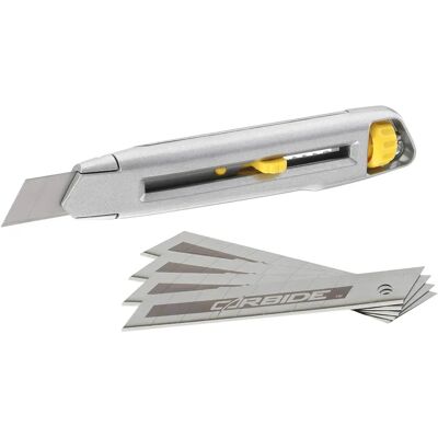Stanley 18 mm Snijder - InterLock Veiligheid - 5 Lemmen Stanley 18 mm Snijder - InterLock Veiligheid - 5 Lemmen