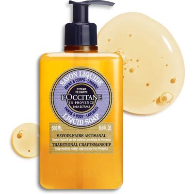 L'Occitane Karité flytende såpe lavendel (500ml) L'Occitane Karité flytende såpe lavendel (500ml)