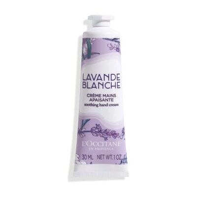 Crème pour les Mains Lavande Blanche L'Occitane - Crème - Nourrissante, hydratante, apaisante - Publicité Crème pour les Mains Lavande Blanche L'Occitane - Crème - Nourrissante, hydratante, apaisante - Publicité