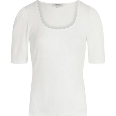 Morgan Dabri Weiß Damen T-Shirt - T-Shirt Morgan Dabri Weiß Damen T-Shirt - T-Shirt