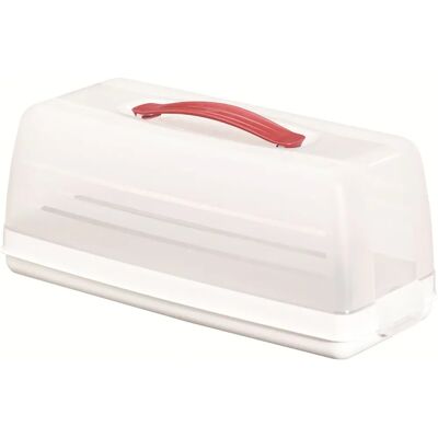 Curver 175247 White Rectangular Cake Box - Cake Box Curver 175247 White Rectangular Cake Box - Cake Box