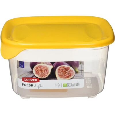 Curver FRESH&GO Quadratischer Lebensmittelbehälter - 1,2L Curver FRESH&GO Quadratischer Lebensmittelbehälter - 1,2L