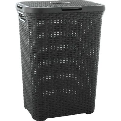 Corbeille à linge Curver Modèle 3253920707031 Anthracite - Corbeille à linge Corbeille à linge Curver Modèle 3253920707031 Anthracite - Corbeille à linge