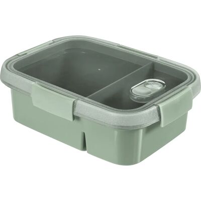 Curver Eco Dual Rect Lunchbox - 0,6+0,3L Umweltfreundlich, Mikrowellengeeignet Curver Eco Dual Rect Lunchbox - 0,6+0,3L Umweltfreundlich, Mikrowellengeeignet