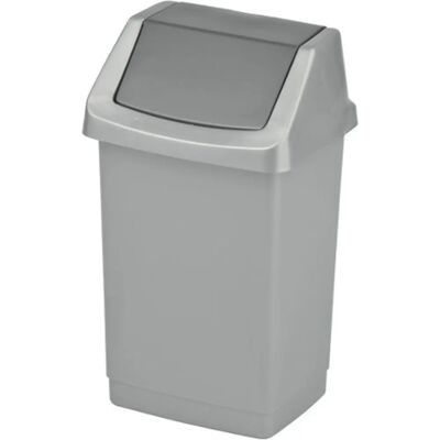 Curver 9L Graphit Kippmülleimer - Mülleimer Curver 9L Graphit Kippmülleimer - Mülleimer