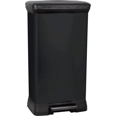 Curver Decobin Mülleimer - 50L - Schwarz - Küchenabfalleimer Curver Decobin Mülleimer - 50L - Schwarz - Küchenabfalleimer