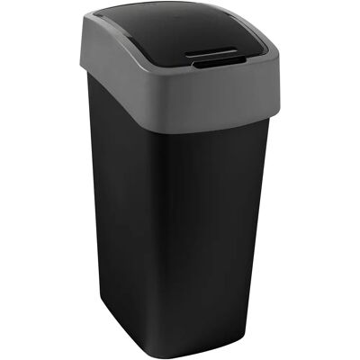 Curver Flip Bin 50 L - schwarz/grau Curver Flip Bin 50 L - schwarz/grau