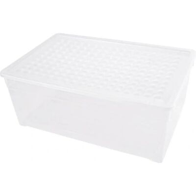Boîte de rangement transparente Curver 45l - Boîte de rangement - Publicité Boîte de rangement transparente Curver 45l - Boîte de rangement - Publicité