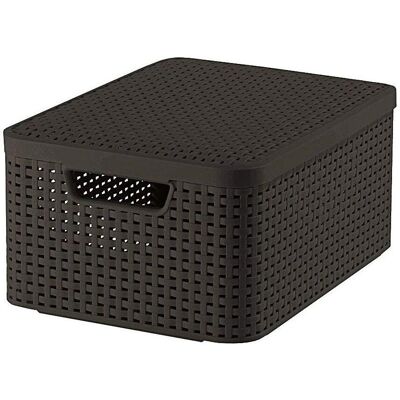 Merk Curver Model 205847 Opbergdoos Rattan Look M - Opbergdoos Merk Curver Model 205847 Opbergdoos Rattan Look M - Opbergdoos