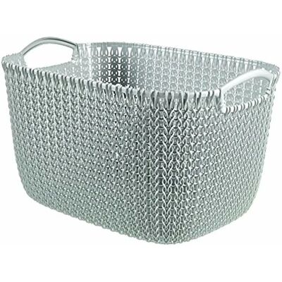 Curver Blue Knit Laundry Basket - Laundry Basket Curver Blue Knit Laundry Basket - Laundry Basket