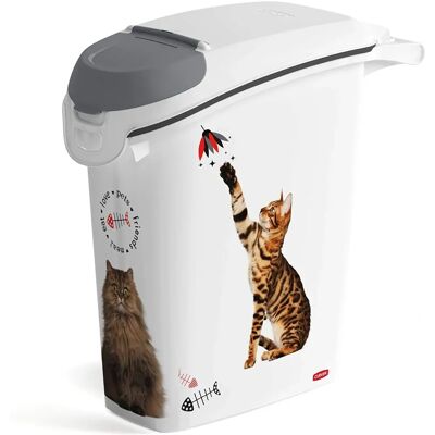 Conteneur à nourriture pour animaux Curver 10kg - Blanc - Publicité Conteneur à nourriture pour animaux Curver 10kg - Blanc - Publicité