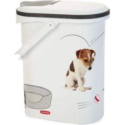 Curver Huisdiervoedercontainer 10L Plastic Handig Opening Curver Huisdiervoedercontainer 10L Plastic Handig Opening